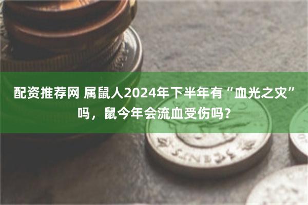 配资推荐网 属鼠人2024年下半年有“血光之灾”吗，鼠今年会流血受伤吗？