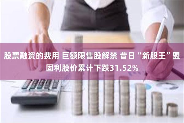 股票融资的费用 巨额限售股解禁 昔日“新股王”盟固利股价累计下跌31.52%