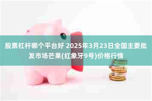 股票杠杆哪个平台好 2025年3月23日全国主要批发市场芒果(红象牙9号)价格行情