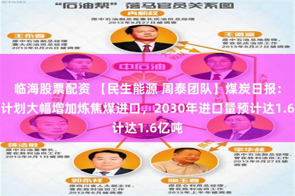 临海股票配资 【民生能源 周泰团队】煤炭日报：印度计划大幅增加炼焦煤进口，2030年进口量预计达1.6亿吨
