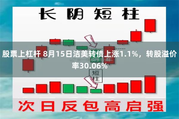 股票上杠杆 8月15日洁美转债上涨1.1%，转股溢价率30.06%